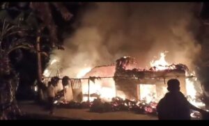 গঙ্গাসাগরের বিষ্ণুপুরে বিধ্বংসী অগ্নিকাণ্ড, পুড়ে ছাই গৃহস্থের বাড়ি