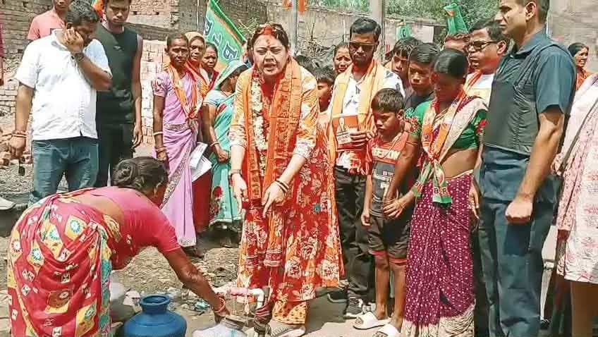 পানীয় জলের সংকট, কটাক্ষ বিজেপি প্রার্থীর