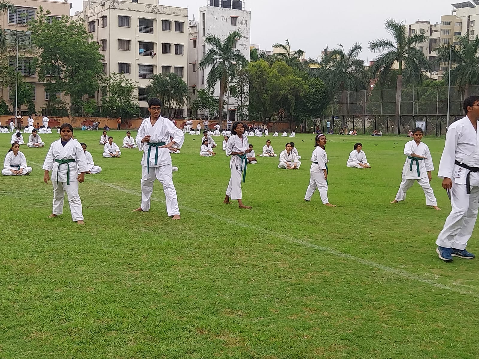 নিউটাউনে ক্যারাটে পরীক্ষা সম্পন্ন হলো