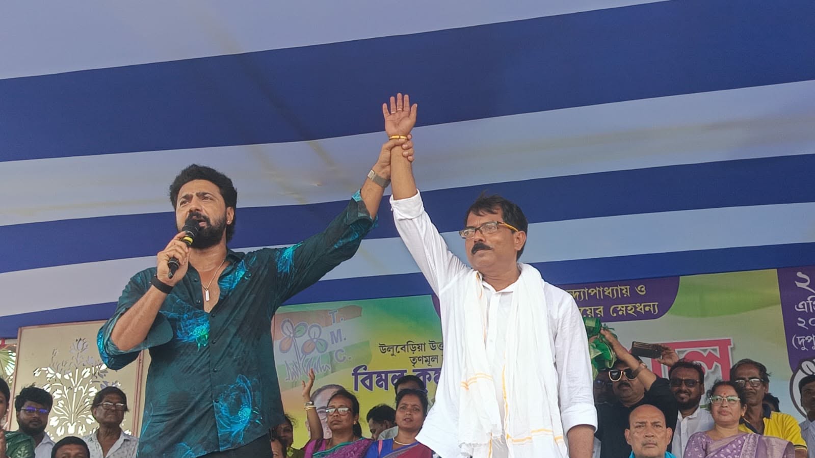 'দেব' ম্যাজিক : বিমল দাসের সমর্থনে জনজোয়ার আমতায়