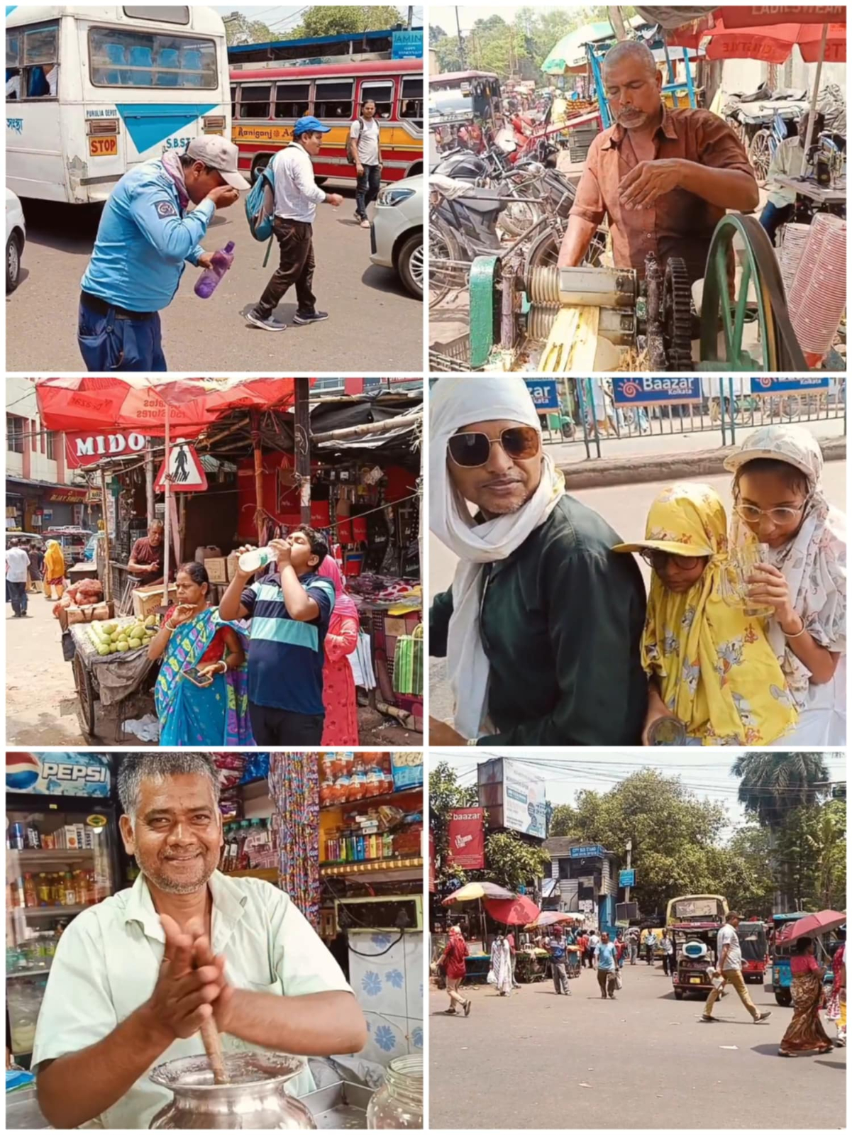 গ্রীষ্মের দাবদাহে অতিষ্ট জনজীবন গ্রীষ্মের দাবদাহে অতিষ্ট জনজীবন