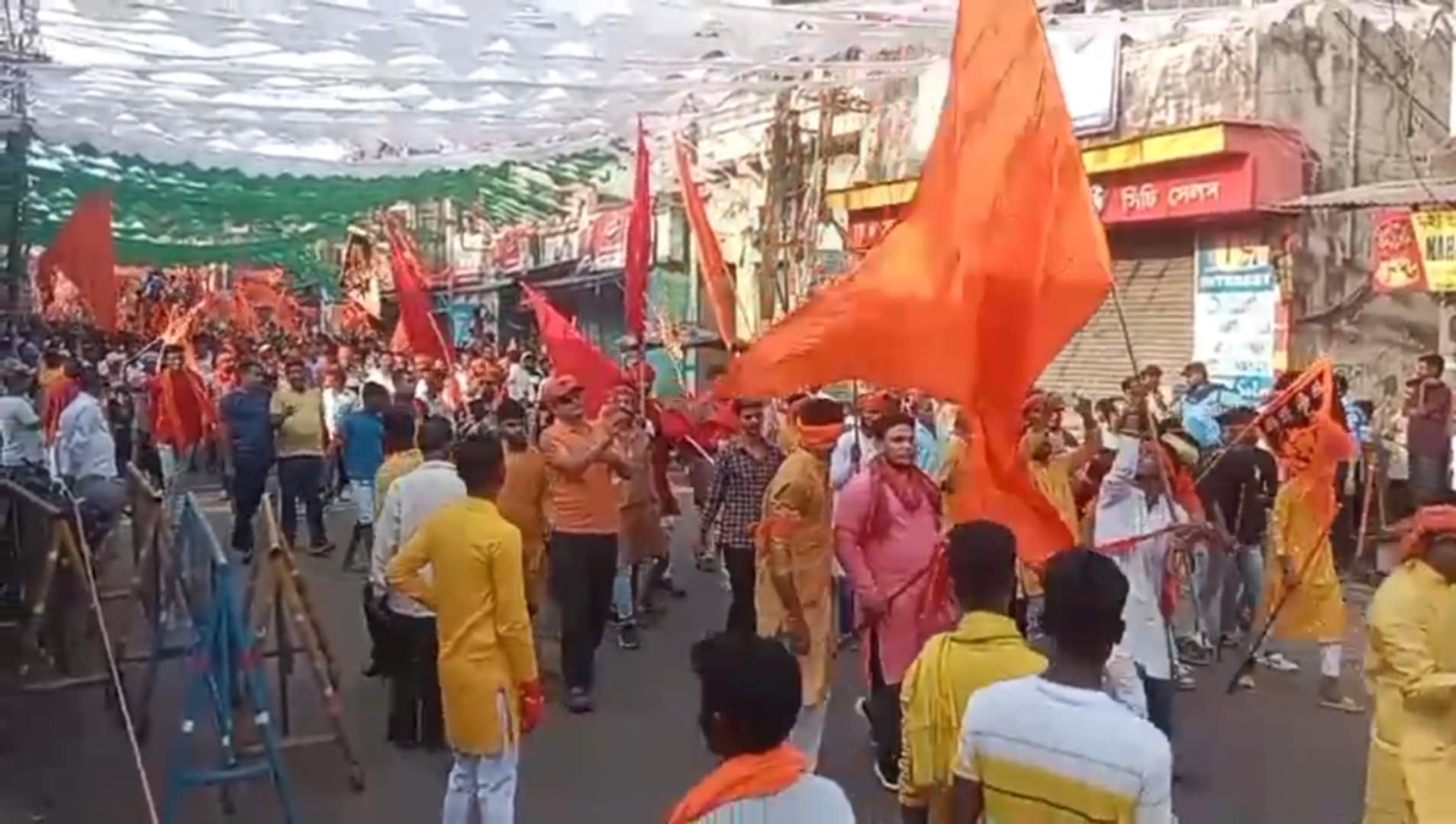 রামনবমী উপলক্ষে শোভাযাত্রা বরাকরে রামনবমী উপলক্ষে শোভাযাত্রা বরাকরে