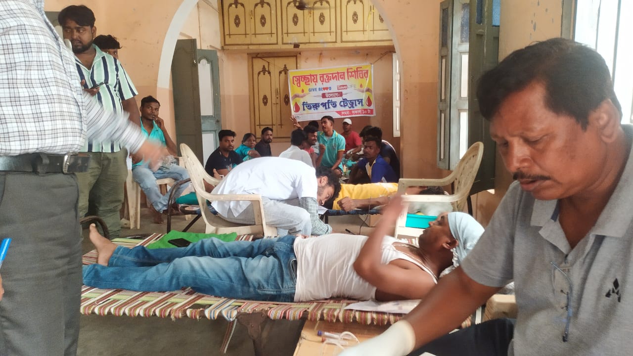 স্বেচ্ছায় রক্তদান শিবিরের আয়োজন করলেন থ্যালাসামিয়া রুগী