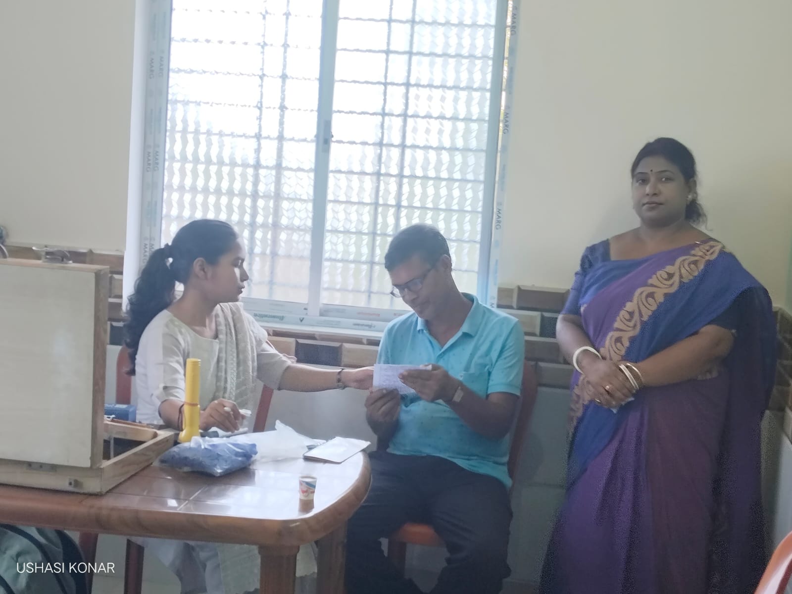 গুসকরায় আয়োজিত হলো বিনামূল্যে স্বাস্থ্য পরীক্ষা শিবির গুসকরায় আয়োজিত হলো বিনামূল্যে স্বাস্থ্য পরীক্ষা শিবির