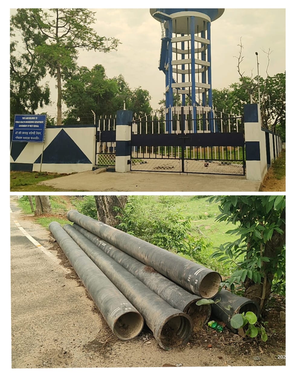 জলস্বপ্ন প্রকল্পের ৩৩টি পাইপ রাতারাতি উধাও,দেখবে কে? জলস্বপ্ন প্রকল্পের ৩৩টি পাইপ রাতারাতি উধাও,দেখবে কে?