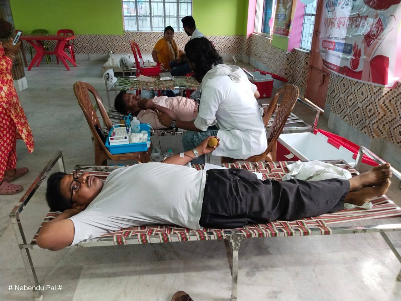 সন্তানের জন্মদিনে আয়োজিত হলো রক্তদান ও বিনামূল্যে স্বাস্থ্য পরীক্ষা শিবির সন্তানের জন্মদিনে আয়োজিত হলো রক্তদান ও বিনামূল্যে স্বাস্থ্য পরীক্ষা শিবির