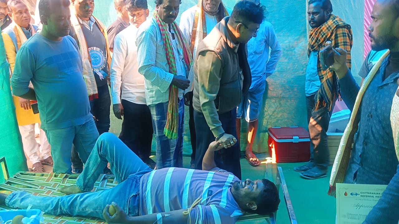 তৃণমূল কংগ্রেসের উদ্যোগে রক্তদান শিবির