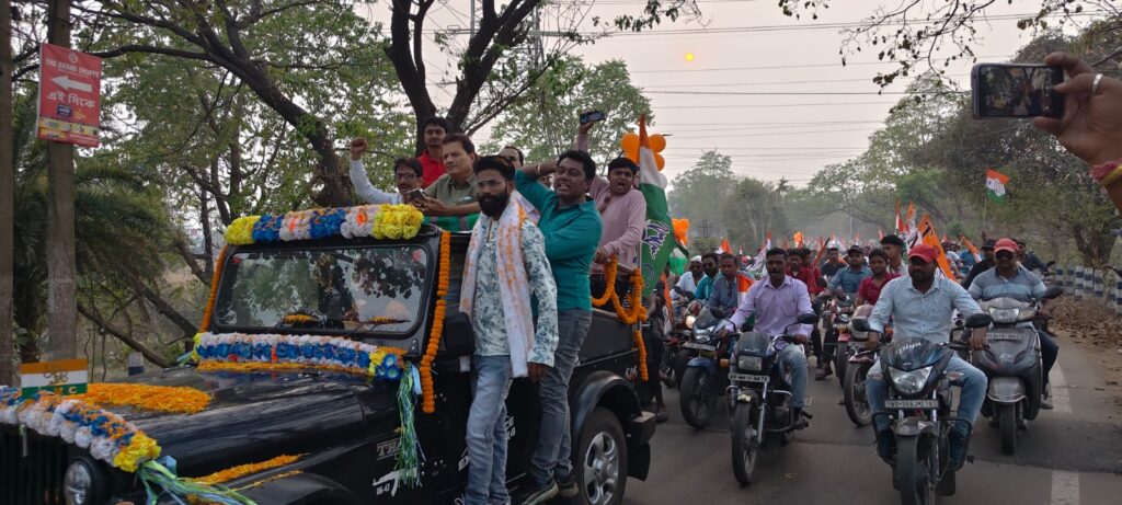 এসআইআর–এর প্রতিবাদে সালানপুরে তৃণমূলের মহা মিছিল