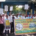স্থায়ী সেতুর দাবিতে বার্ণপুরে সেতুবন্ধন কমিটির বিক্ষোভ