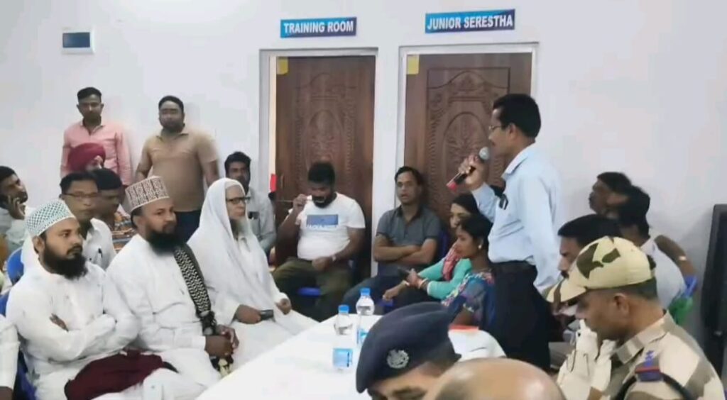 ঈদ উপলক্ষ্যে কাঁকসা থানায় প্রশাসনিক বৈঠক