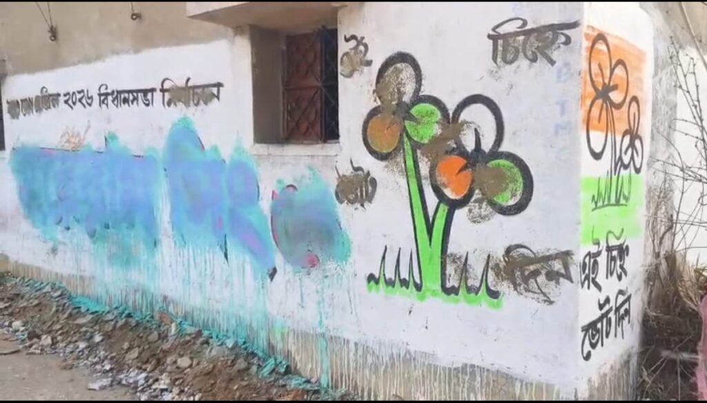 আবারো জামুড়িয়া, তৃণমূল প্রার্থীর নাম মুছে দেওয়ার অভিযোগ বিজেপির উপর