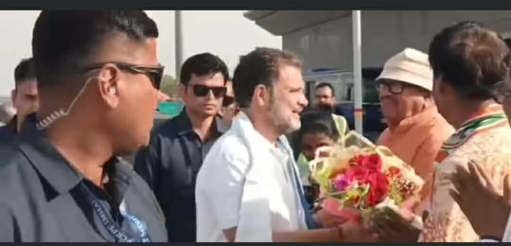 রাজ্যে নির্বাচনী প্রচার শেষে দিল্লির পথে রাহুল গান্ধী